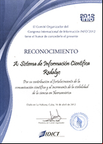 Redalyc reconocimientos